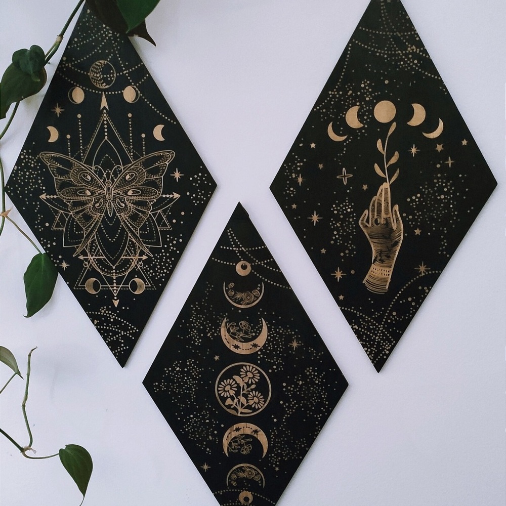 Wood Panel Decor Set